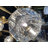 Klamath 18 - Light Crystal and Copper Dimmable Sputnik Modern Linear Chandelier