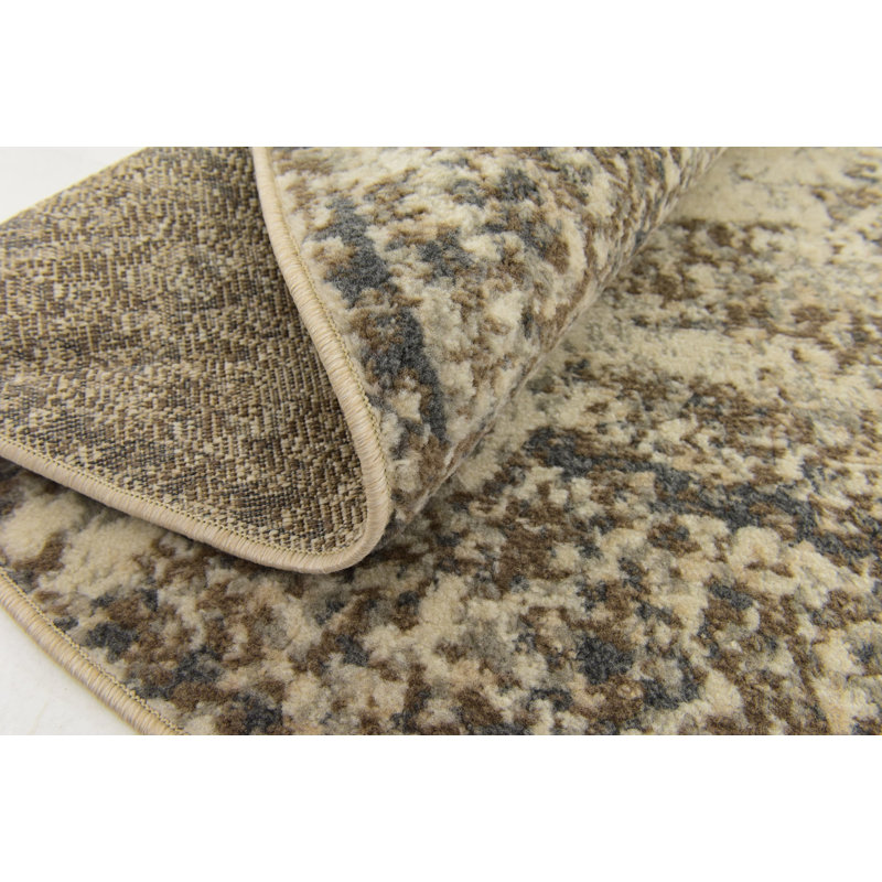 Tapis crème Tobitha, Round 6'1"