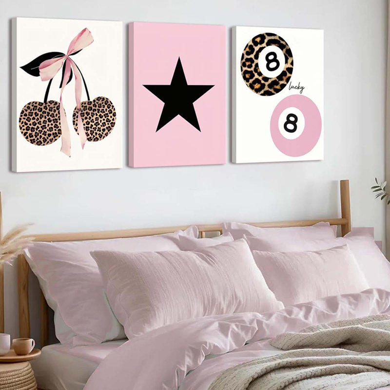 3 Piece Wrapped Canvas Print, 60 cm H x 40 cm W
