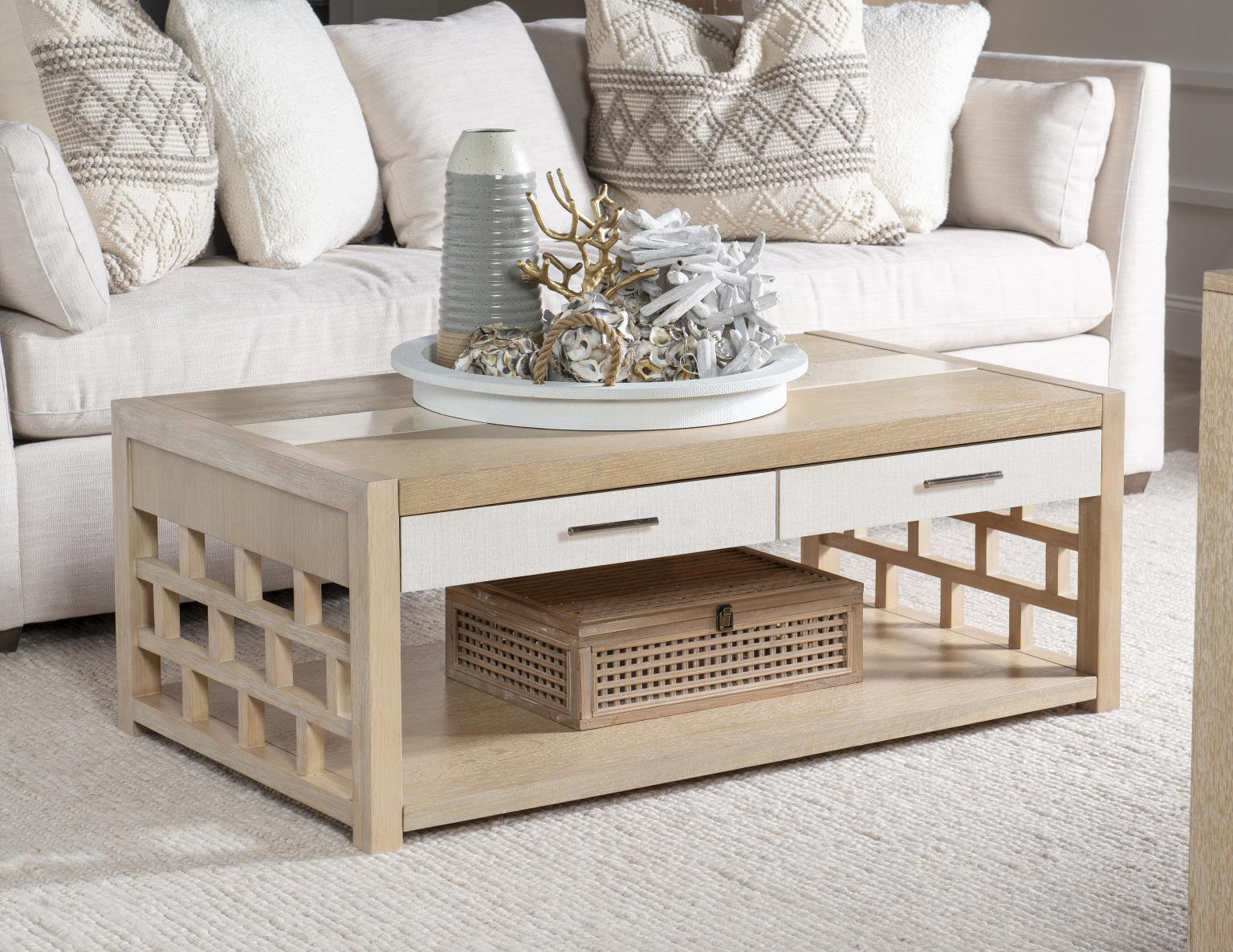 Single Coffee Table with Storage
