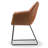 Roughton 19.75'' H Upholstered Metal Armchair-358320291