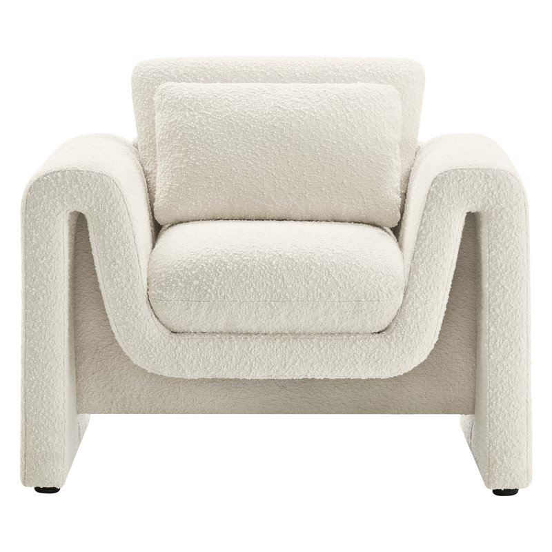 Modway Waverly Armchair, Ivory 