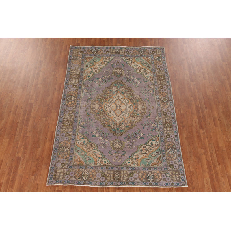 Tapis traditionnel lilas 6 x 9