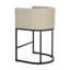 Tabouret rembourré à hauteur de comptoir avec structure en métal-1679196807-1699321835