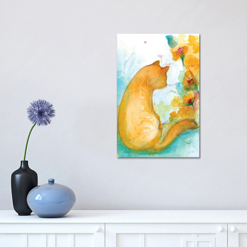 Poppies 1 Piece Wrapped Canvas Painting, 30.48 cm H x 45.72 cm W
