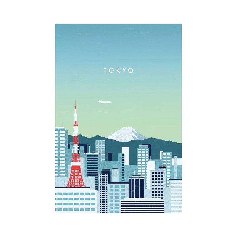 Tokyo by Katinka Reinke - Wrapped Canvas Gallery-Wrapped Canvas Giclée, 101.6 cm H x 66.04 cm W x 1.91 cm D