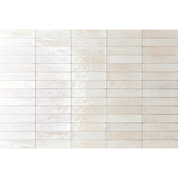 Uptown Brick 2.5" x 10" Glossy Porcelain Subway Wall & Floor Tile 