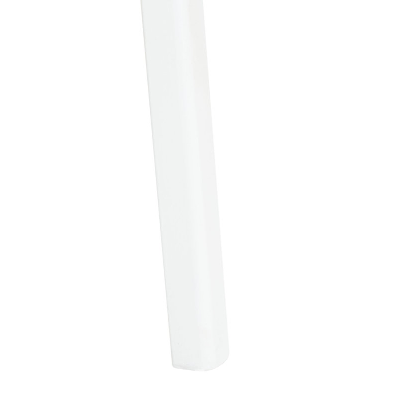 Bluebelle Counter Stool with Solid Wood Frame, White/Natural, Bar Stool (29.53" Seat Height)