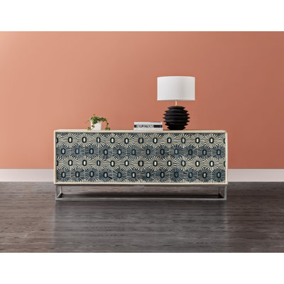 Melange 79.5'' Solid Wood Sideboard