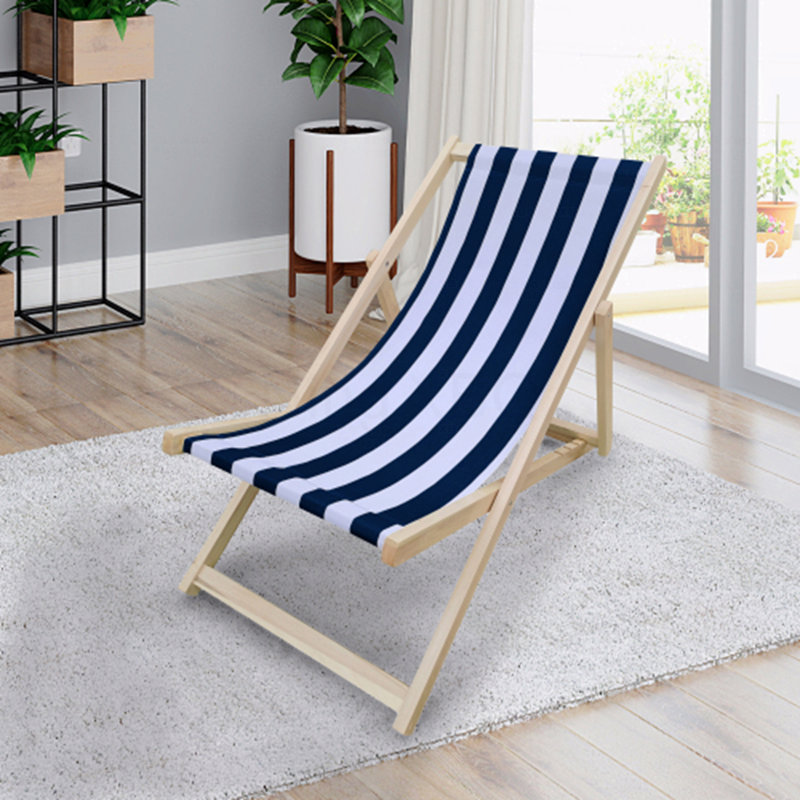 Chaise longue pliante en bois Patulus Populus