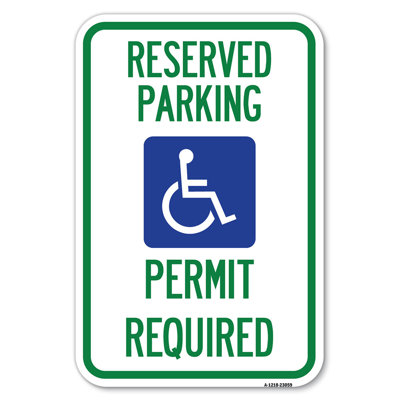 Reserved Parking Permit Required $100 Fine/23060