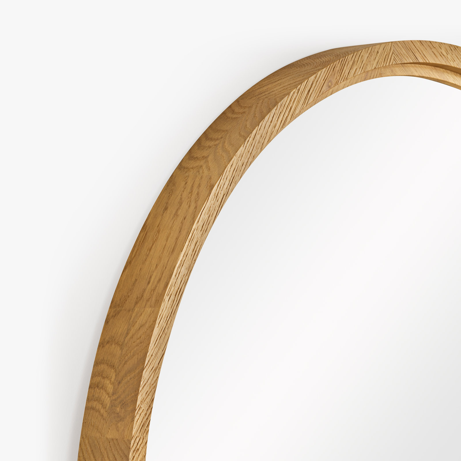 Scotty 30" Oak Accent Mirror, Natural