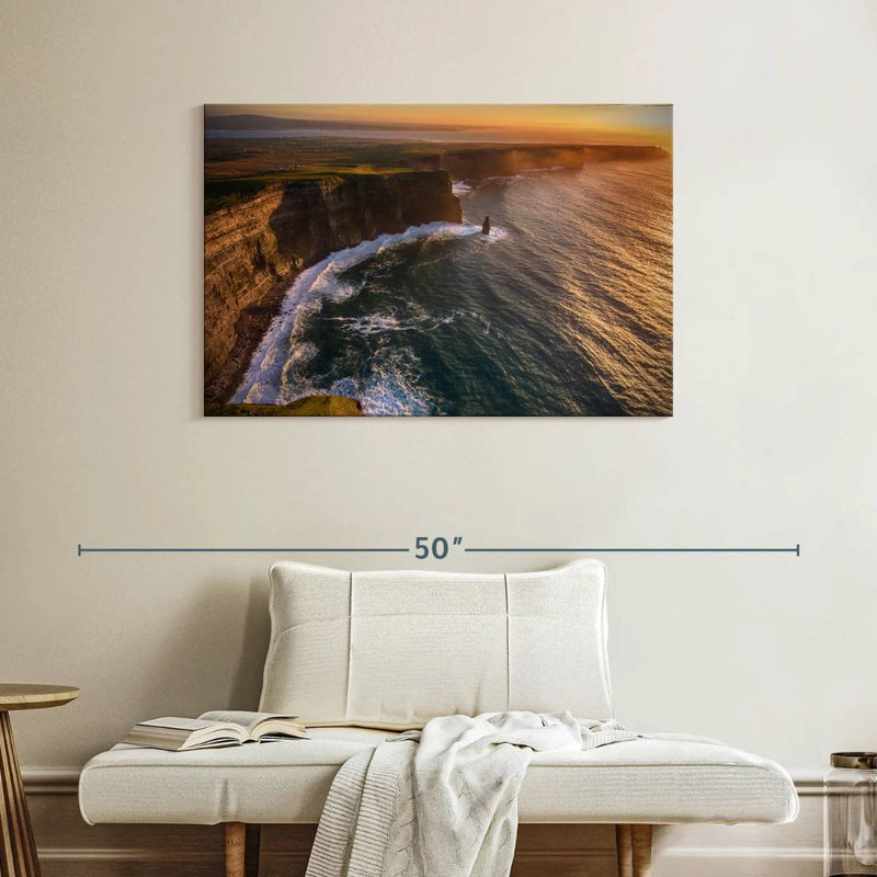 Kavia Moher Cliffs, 26" H x 39" W