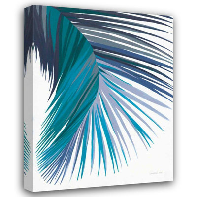 «Bay Big Home ™», art sur toile tendue de la galerie Danhui de Nai, «Retro Big Leaf II Cool 72236»