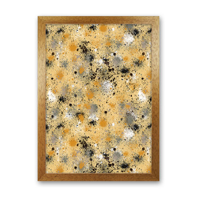Ink Dust Splatter Yellow - Print
