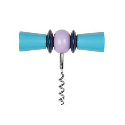 Tire-bouchon turquoise et lilas