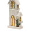 LED Lighted Winter Church Display 27"H