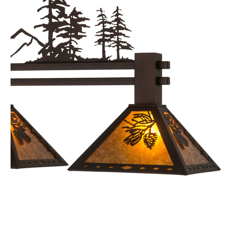 Luminaire suspendu 45 po L 3 po