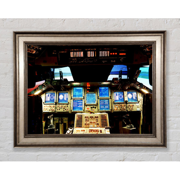 Bright Star Nasa Cockpit Moon Rocket - Single Picture Frame Art Prints ...