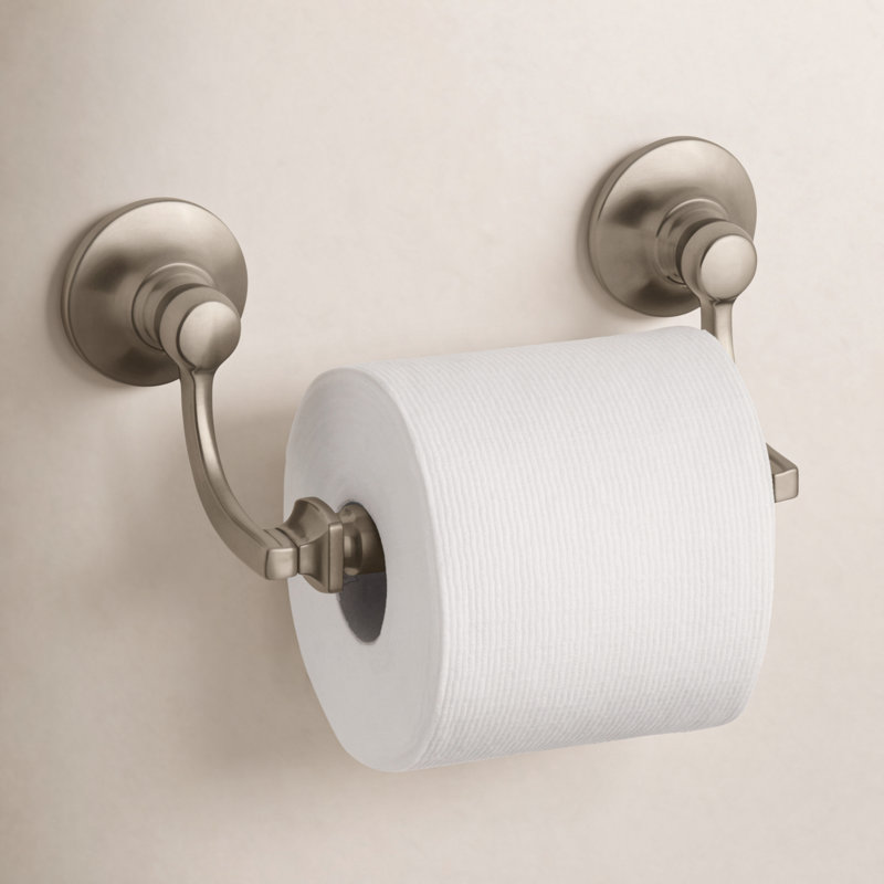 Bancroft Toilet Tissue Holder, Vibrant Brushed Bronze
