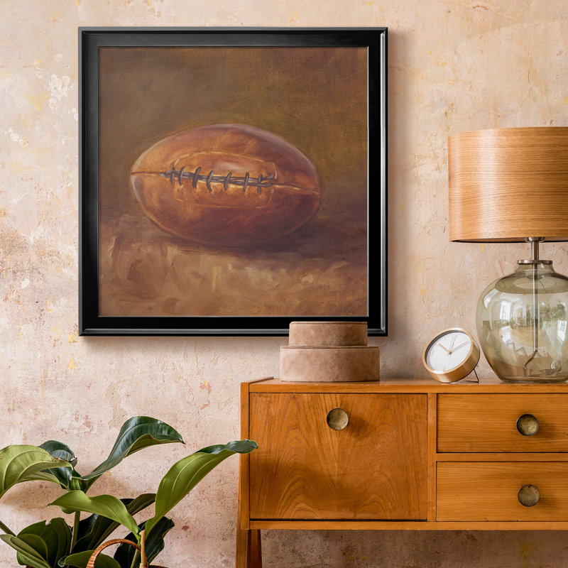 «Rustic Sports IV», reproduction encadrée de qualité supérieure - prête à être accrochée, H 34,5 po x l 34,5 po x P 1,5 po