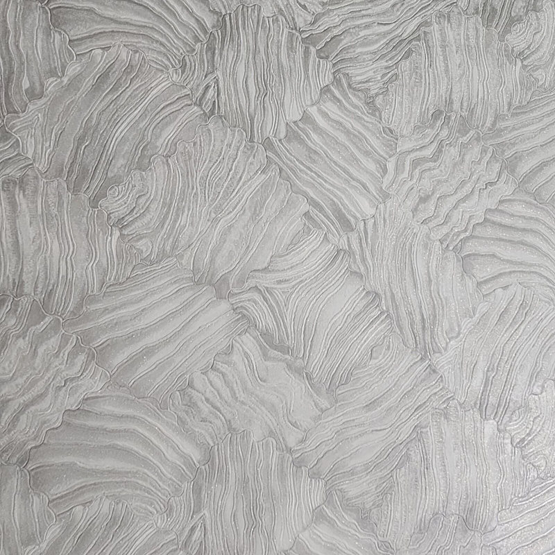 Papier peint imitation plâtre Evisa Taupe