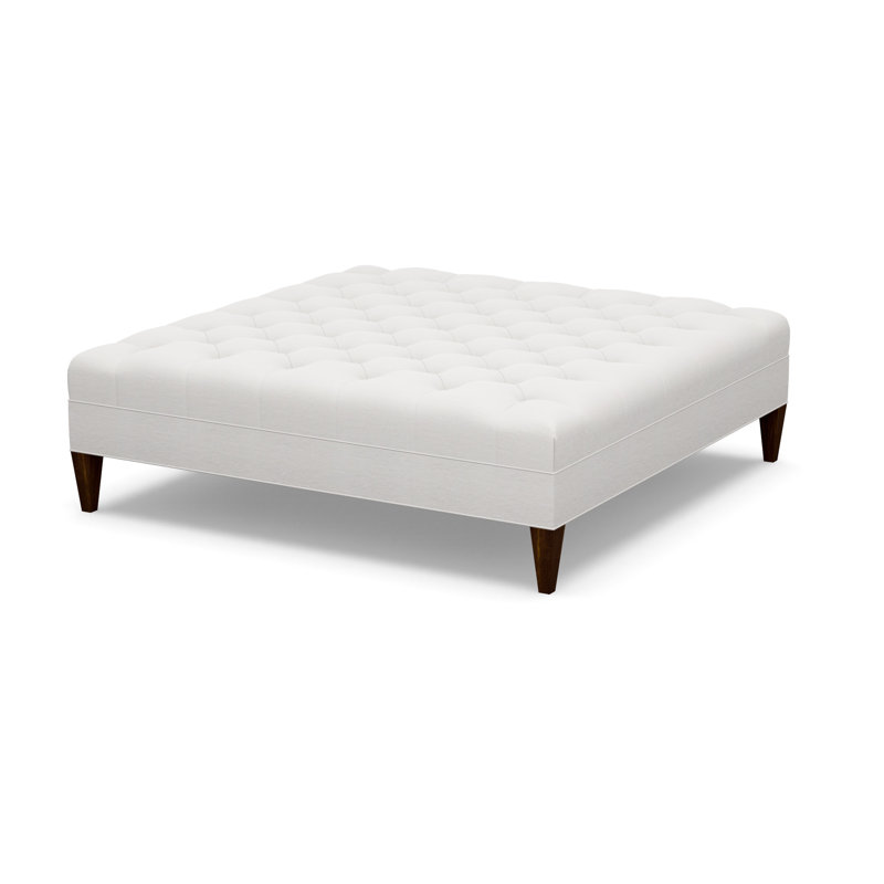Square Ottoman, Walnut, 3906-73