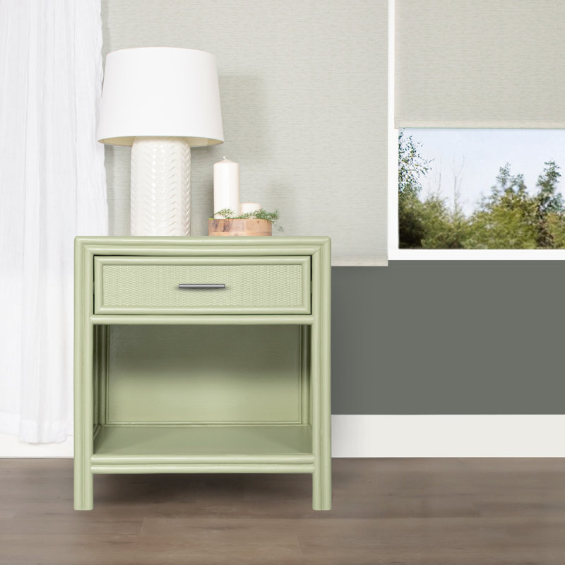 Aruba 1 - Drawer Nightstand, Citrus Orange