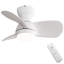 58CM Classic Three ABS Blades Ceiling Fan With LED Lights-1243818272-1243818273