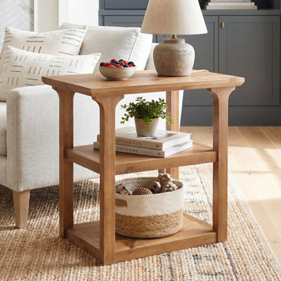 Solid Wood End Table
