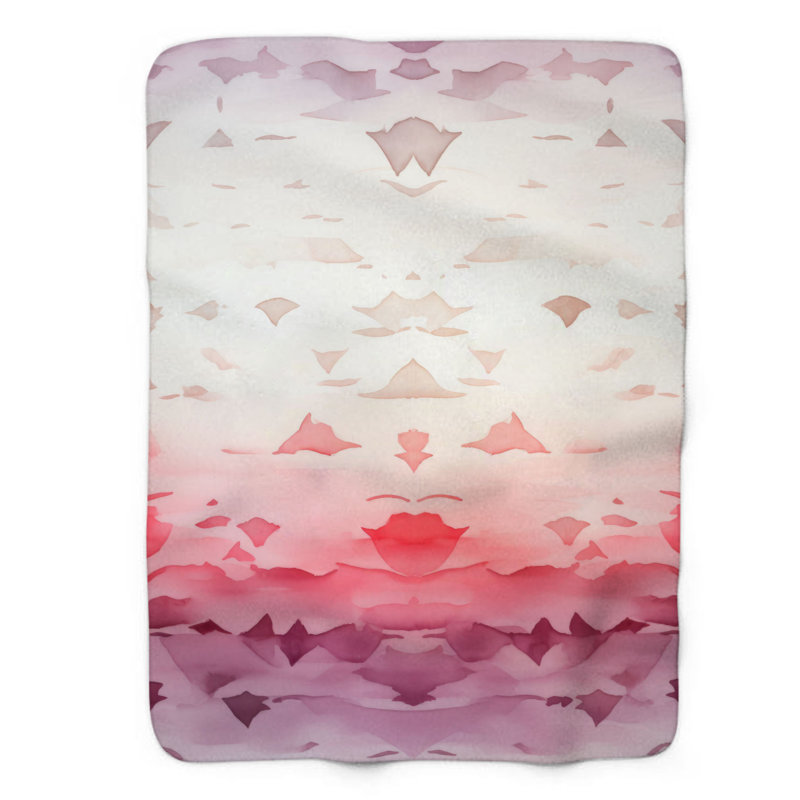 Romantiques nuances - 1 pièce Sherpa Premium, Lit simple