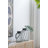 Clear/Black Glass Table Vase-1809072382