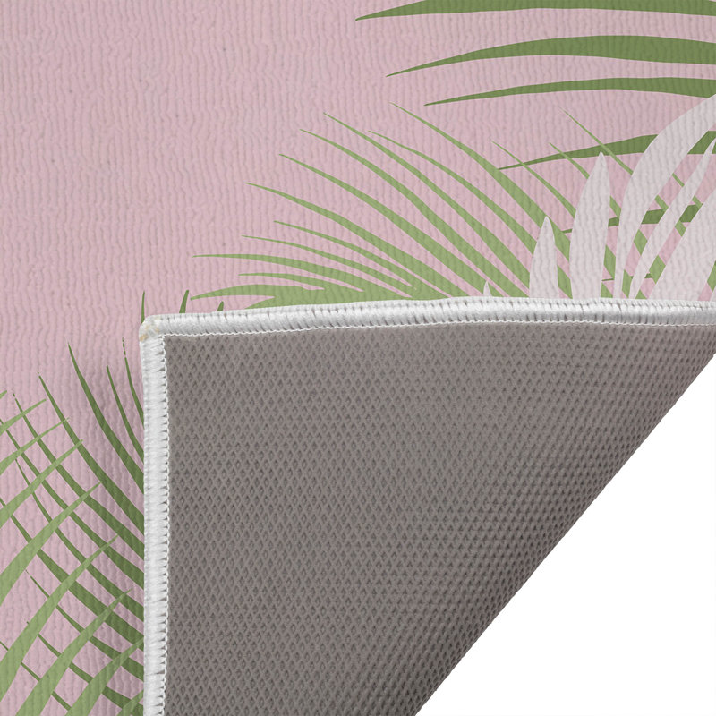 Paillasson Waving Palm, Rose, L 34 po x L 21 po