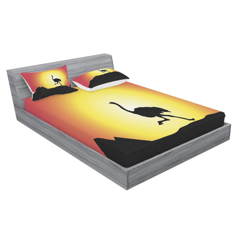 Microfiber Sheet Set, Full Sheet Set with Fitted Sheet