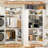 34" W Corner Closet System with Hanging Rods-2033599913