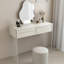 Coiffeuse avec miroir, 3 tiroirs