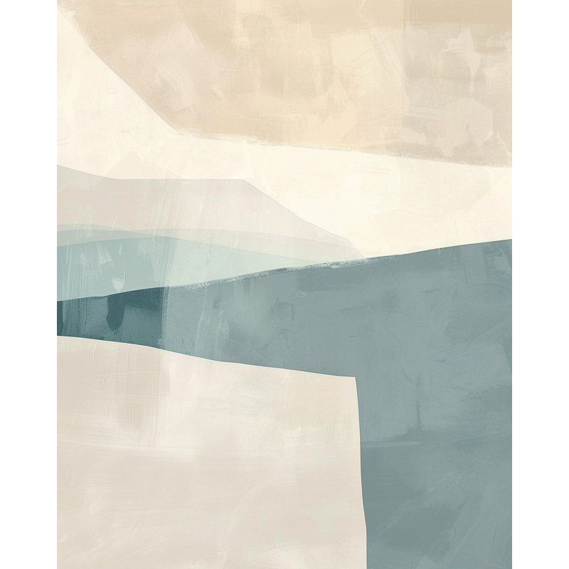Art mural moderne sur toile abstraite moderne, H 40 po x l 30 po x P 1,5 po