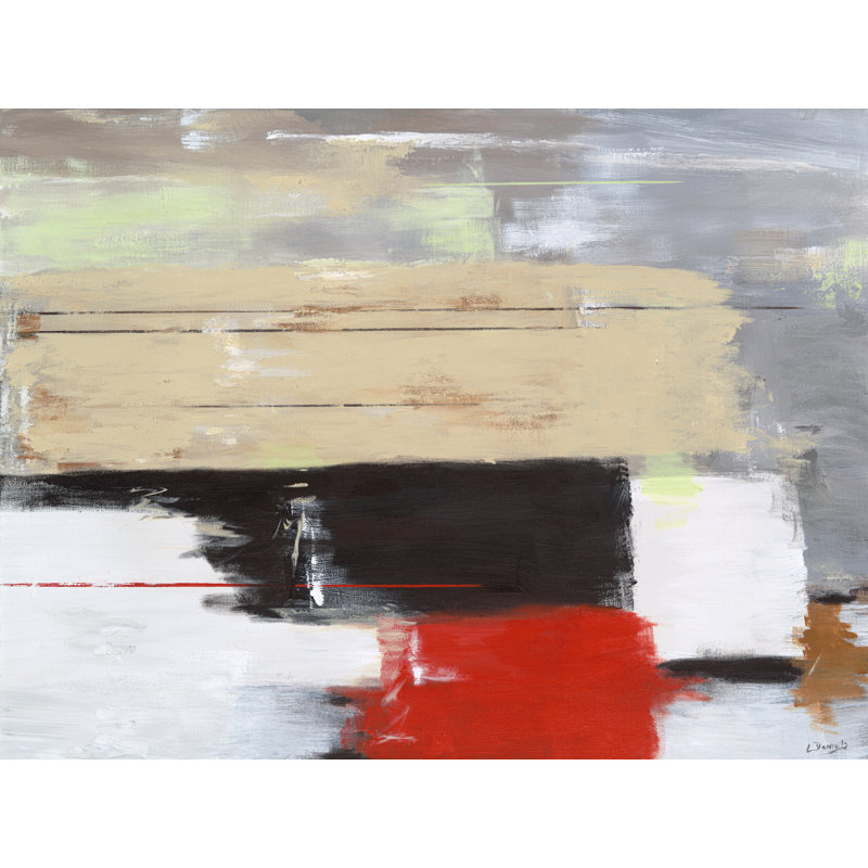 Architecture acoustique par Lisa Daniels - Peinture, Papier avec cadre noir, H 17,25 po x l 21,25 po