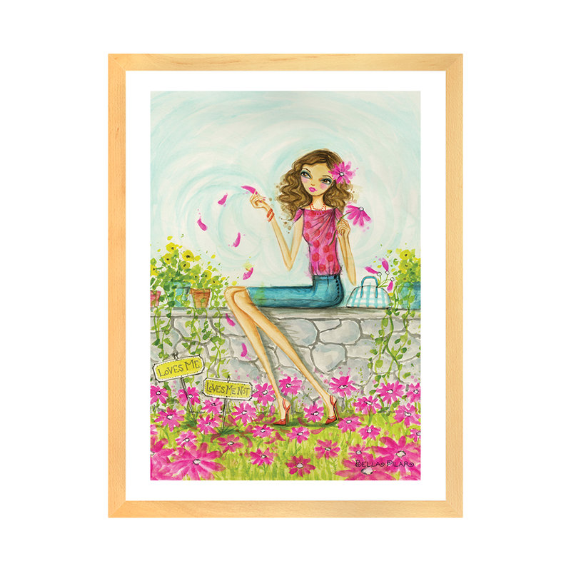 Printemps à Summerside # 4, art, H 32 po x l 24 po x P 1 po, Papier encadré naturel
