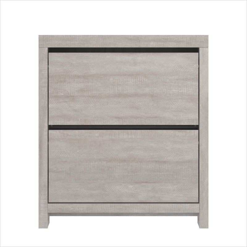 Flip Down Shoe Storage, Dusty Grey Oak