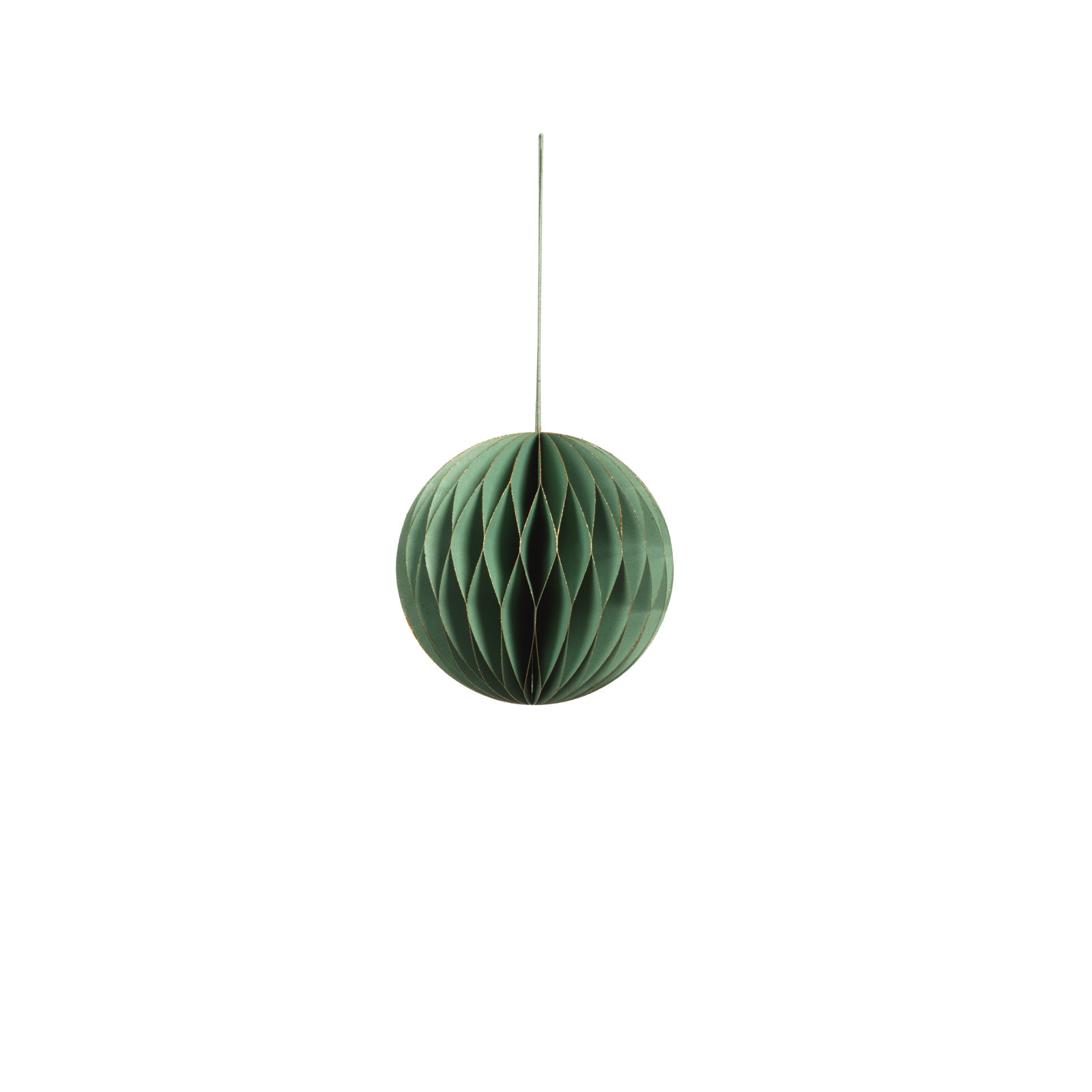 Miriam Bauble, 5" H x 5" W x 5" D, Green