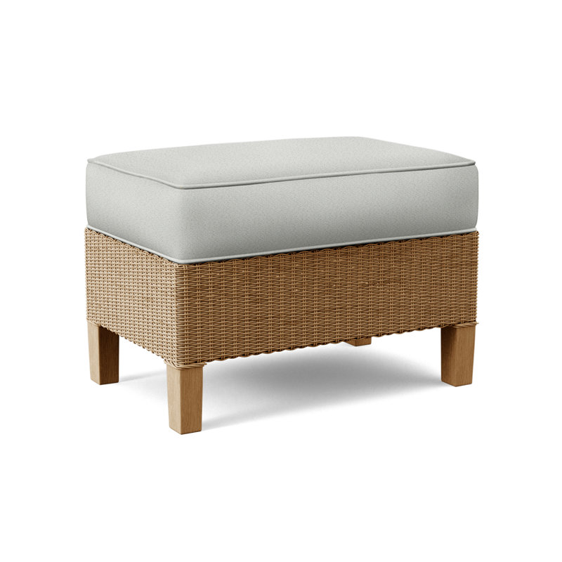 Repose-pieds standard 25 po Gibraltar, Tissu performance bleu clair 0851-55, Miel