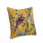 Hand-stitched Embroidered Cotton Paradise Accent Throw Pillow