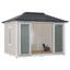 Alu/Steel summer house RIGA - 302cm x 389cm