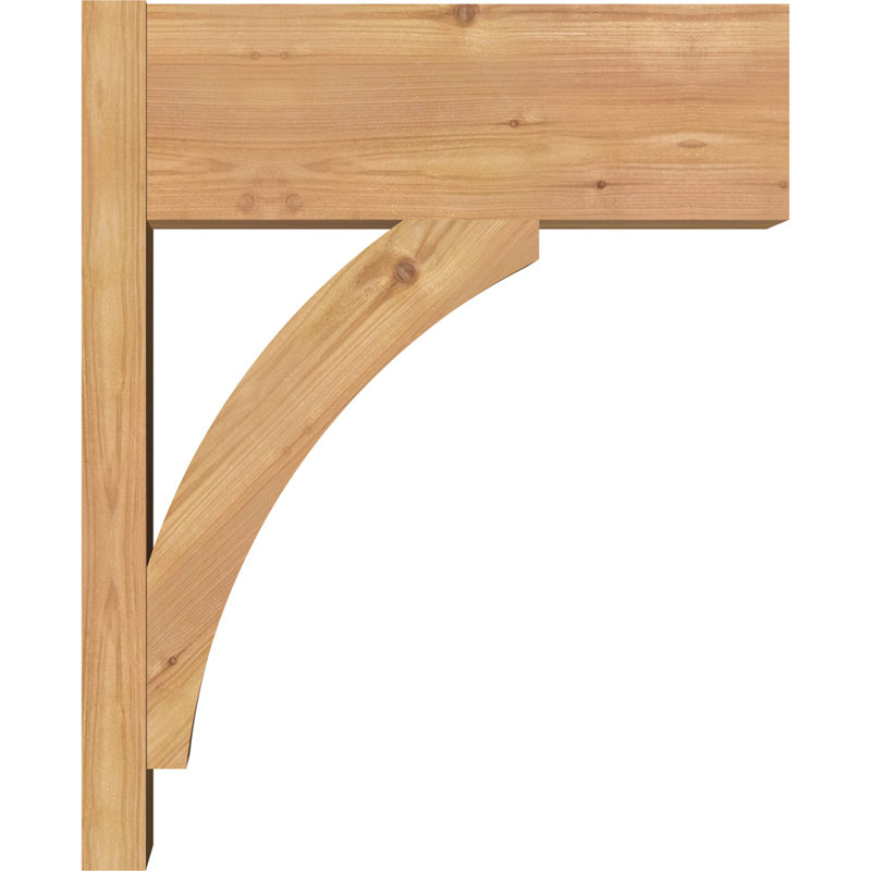 Bloc de bois rustique Thorton, P 30 po x H 36 po, Cèdre rouge occidental l 7 1/2 po (lisse)