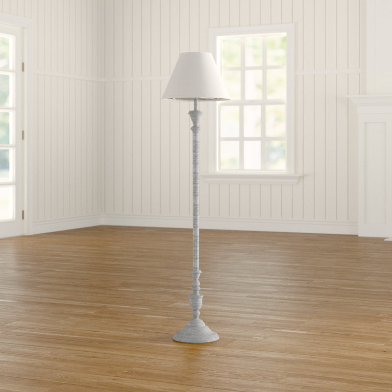 Lyam 138cm Grey Floor Lamp