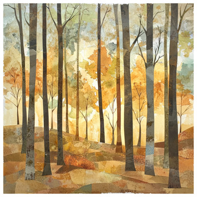 Autumn Forest Landscape Comforter