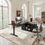 Cyril Adjustable L-Shaped Metal Base Standing Desk-818163491