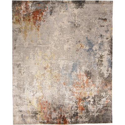 Danica Modern Distressed Gray Area Rug