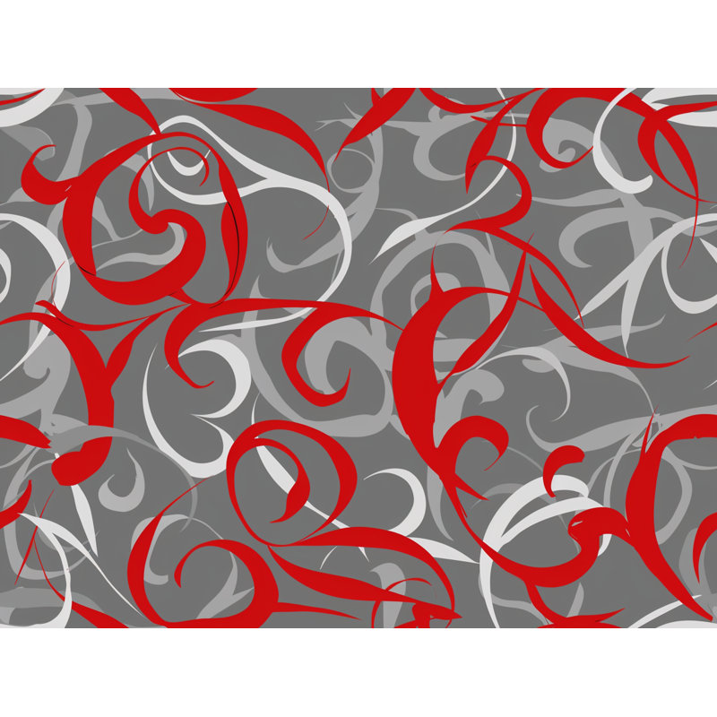 Swirl Art Machine Printed Throw Blanket, Throw
